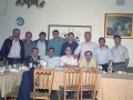 Asistentes a la cena de la sociedad