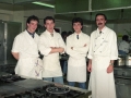 Cocineros en Berezao, entre ellos, Aitor Aizpurua y Alberto Elorza