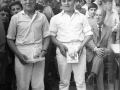 Pareja finalista del partido de pelota