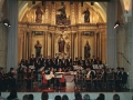 Actuación de una orquesta y coro en el convento-auditorium de Santa Ana