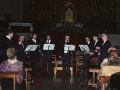 Músicos del concierto de Navidad celebrado en la iglesia parroquial de San Miguel