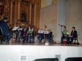 Concierto de txistularis en el convento-auditorium de Santa Ana