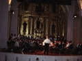 Concierto de txistularis en el interior de la Iglesia de Santa Ana