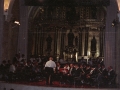 Concierto de txistularis en el interior de la Iglesia de Santa Ana