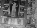 Pintura en la que se representa al fraile dominico Miguel de Aozaraza y los martirios que padeció, en la iglesia parroquial de San Miguel