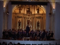 Concierto de la banda de música en el auditorium de la Iglesia de Santa Ana