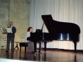 Concierto en el interior de Santa Ana : al piano, Ainhoa Galdos