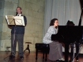 Concierto en el interior de Santa Ana : al piano, Ainhoa Galdos