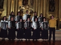 Grupo de acordeonistas en Santa Ana