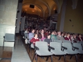 Público asistente a un concierto de acordeones en el convento-auditorium de Santa Ana