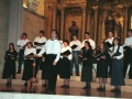Actuación de un coro en el convento-auditorium de Santa Ana
