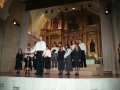 Actuación de un coro en el convento-auditorium de Santa Ana