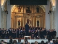 Actuación de la banda y del coro parroquial en el convento-auditorium de Santa Ana