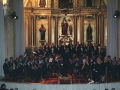 Actuación de la banda y del coro parroquial en el convento-auditorium de Santa Ana