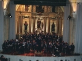 Actuación de la banda y del coro parroquial en el convento-auditorium de Santa Ana