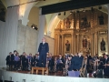 Actuación de la banda en el convento-auditorium de Santa Ana