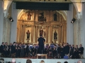 Actuación de la banda en el convento-auditorium de Santa Ana