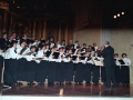 Actuación de un coro en el convento-auditorium de Santa Ana