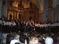 Momento durante un concierto en el interior de la Iglesia de Santa Ana