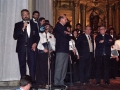 Actos de homenaje durante un concierto en la Iglesia de Santa Ana : entre los asistentes al acto, Eli Galdos