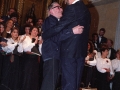 Actos de homenaje durante un concierto en el interior de la Iglesia de Santa Ana