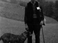 Pastor con su perro