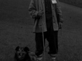 Pastor con su perro