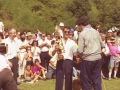 Entregando trofeo a pastor