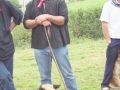 Pastor con su perro