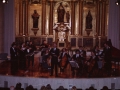 Momento de un concierto ofrecido en el convento-auditorium de Santa Ana