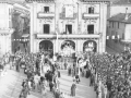 Vista de la plaza de los Fueros durante la festividad