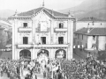 Vista de la plaza de los Fueros durante la festividad