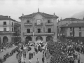 Vista de la plaza de los Fueros durante la festividad