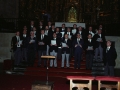 Actuación del coro parroquial en la Iglesia de San Miguel