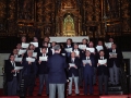 Actuación del coro parroquial en la Iglesia de San Miguel