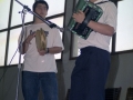 Trikitilaris tocando en la celebración del Dia del Jubilado