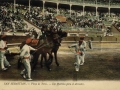 San Sebastián : plaza de toros : les [sic] mulillas para el arrastre / Cliché González