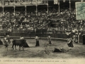 Corrida de toros : preparando el toro para la suerte de matar / LL.