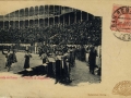 Corrida de toros : ovación al algabeño