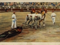 El arrastre = Le taureau entrainé = The wearing of the bull