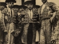 Los matadores Posadas, Belmonte y Paco Madrid / Cliché González