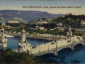 San Sebastián : vista general del puente de María Cristina
