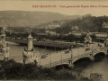 San Sebastián : vista general del puente de María Cristina