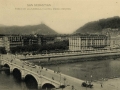 San Sebastián : paseo de la Zurriola y hotel María Cristina
