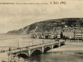 San Sebastián : puente de Santa Catalina y barrio de Gros