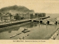 San Sebastián : puente de la Zurriola y río Urumea