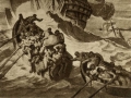 Museo Municipal de San Telmo, San Sebastián : lienzo de Sert : Pueblo de navegantes : primera vuelta al mundo por Elcano