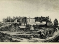 Museo Municipal de San Telmo, San Sebastián : San Sebastián en el año 1880 : carretera y Palacio de Ayete