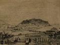 Museo Municipal de San Telmo, San Sebastián : ensanche de San Sebastián en los años 1868-1870 visto desde el alto de Aldaconea