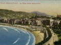 San Sebastián : la playa desde Miraconcha